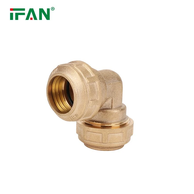 IFAN Brass PE Compression Fittings Elbow (4)
