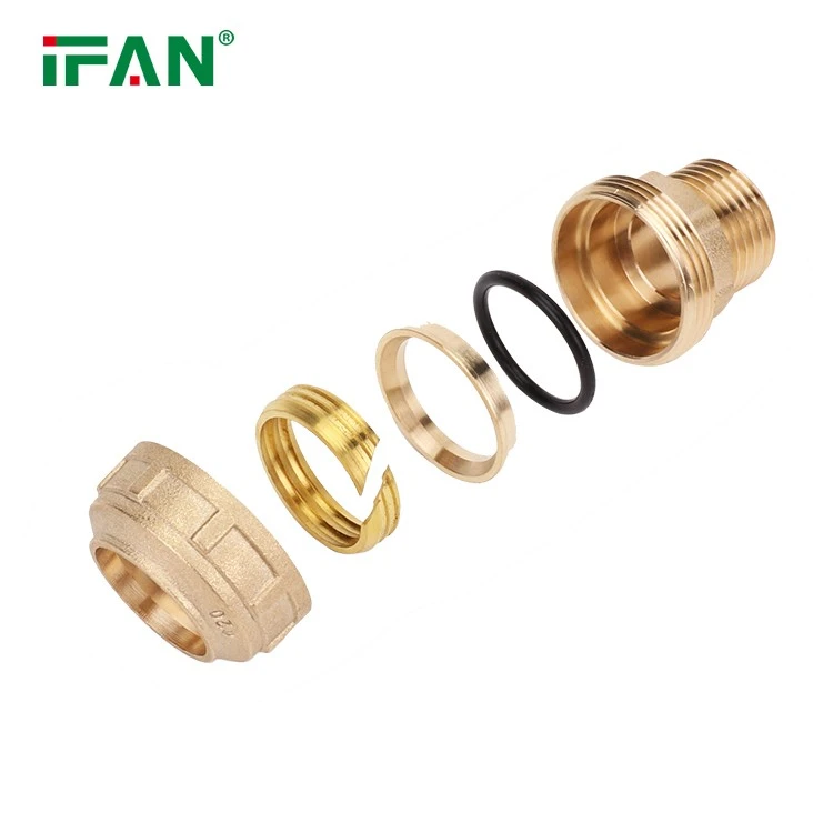IFAN Brass PE Compression Fittings Male Socket (1)