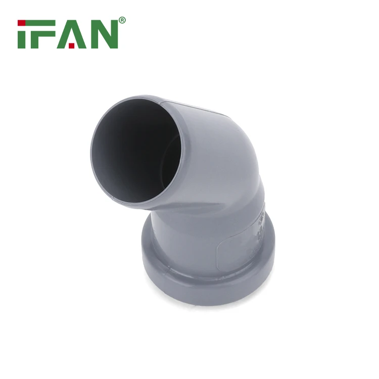 IFAN DIN 19560 UPVC 45 grādu elkonis